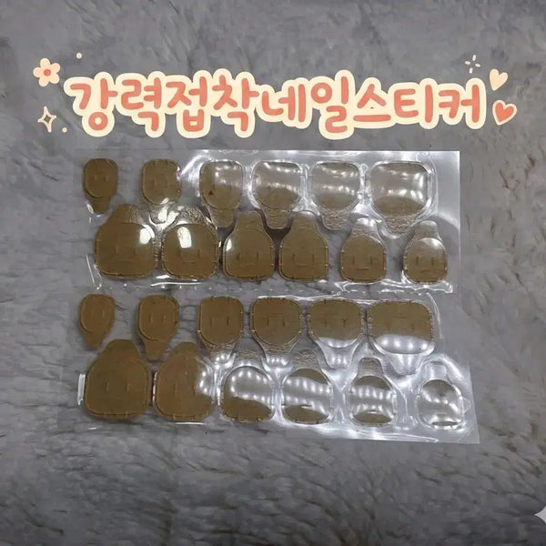 [BUNJANG] Strong Adhesive Nail Tip Stickers / 강력접착 네일팁스티커