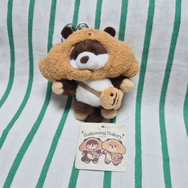 [BUNJANG] Racco-san Bakery Doll Bag Keyring / 랏코상 베이커리 인형 가방 키링