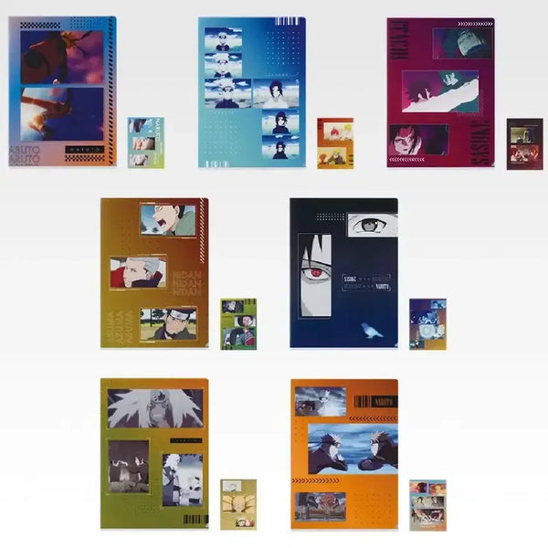 [BUNJANG] Naruto Pain vs. Konoha Ichiban Kuji J Prize Clear File Set (7 Types) / 나루토 페인전 쿠지 제일복권 j상 클리어파일 7종