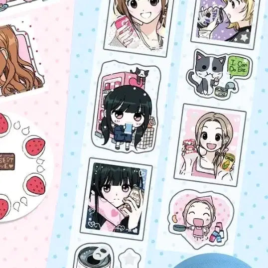 [BUNJANG] Jjujuhae Kiss Cut Sticker Set / 쭈쭈해 키스컷 소분 띵