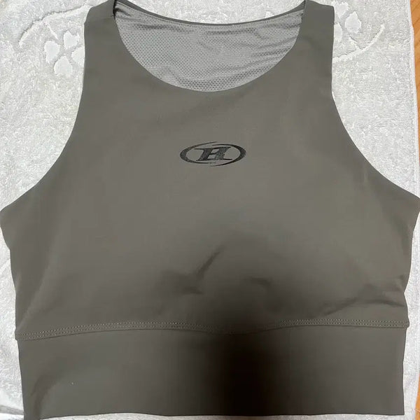 [BUNJANG] Born to Win Sports Bra Khaki Size 1 / 본투윈 브라탑 카키 1사이즈