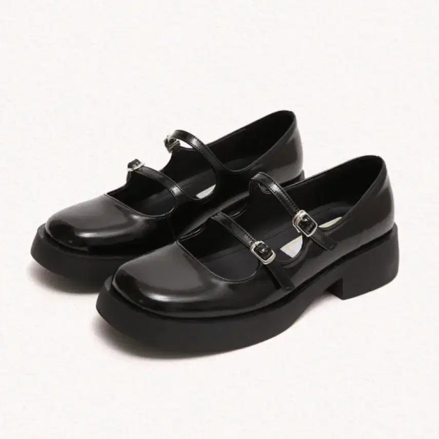 [BUNJANG] Lara 2-Color Daily Height-Increasing Mary Jane Loafers / [택o 새상품] Lara 2color 데일리용 키높이 메리제인 로퍼