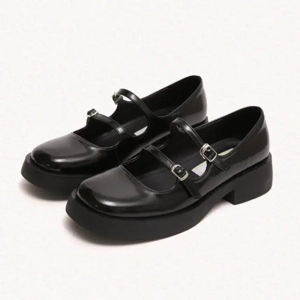 [BUNJANG] Lara 2-Color Daily Height-Increasing Mary Jane Loafers / [택o 새상품] Lara 2color 데일리용 키높이 메리제인 로퍼