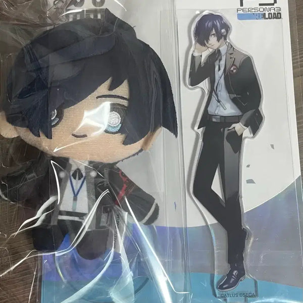 [BUNJANG] Persona 3 Reload Makoto Yuki Acrylic Stand + Plush / 페르소나3 리로드 주인공 유키 마코토 아크릴 스탠드 + 인형