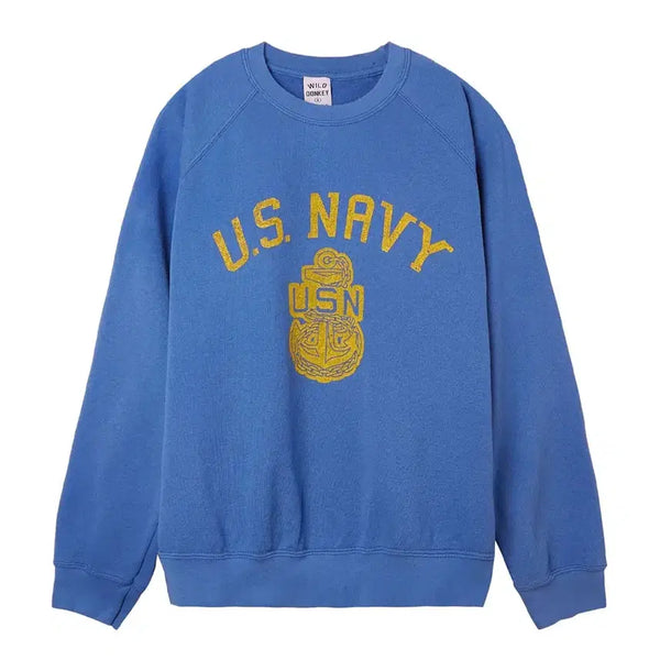 [BUNJANG] Wild Donkey U.S. Navy Sweatshirt L / 와일드동키 스웻 맨투맨 L