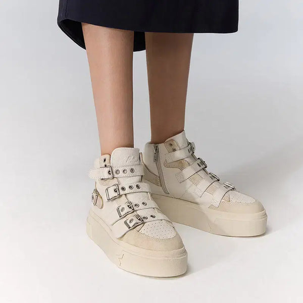 [BUNJANG] ASH Starbuck High-Top Sneakers / 아쉬) 2024 스타문 버클 하이탑 스니커즈 -37