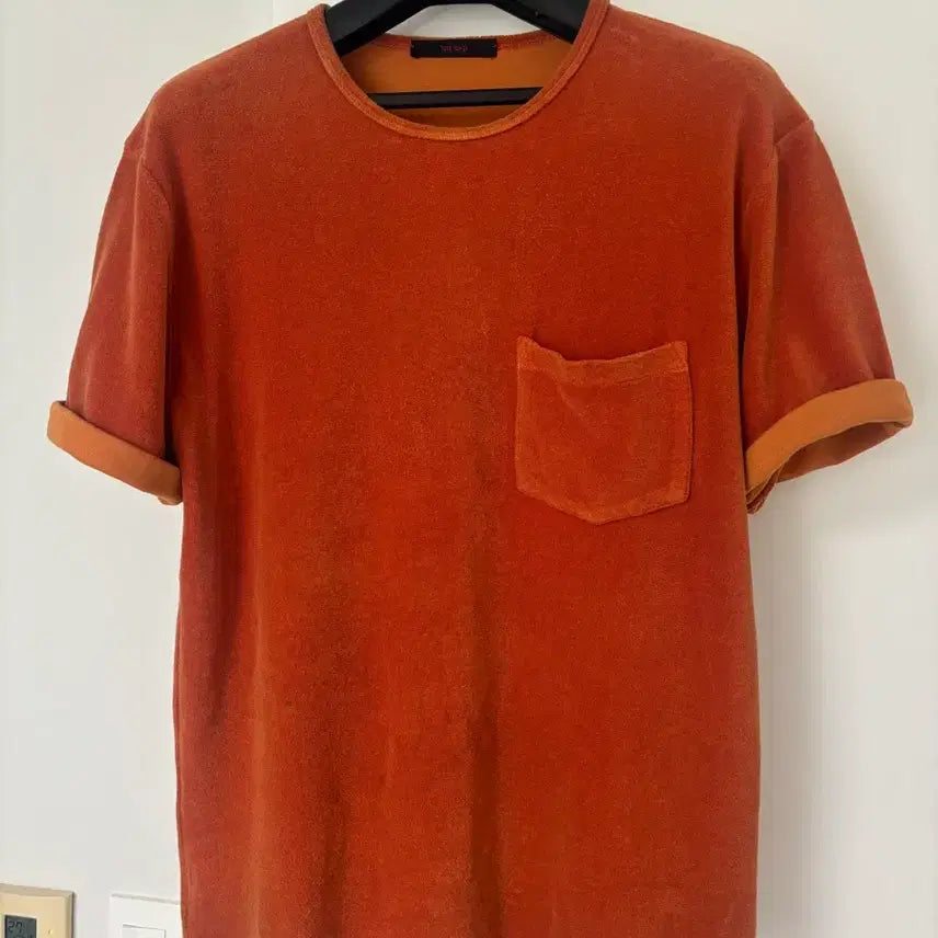 [BUNJANG] THE GIGI Orange Pocket Short Sleeve T-Shirt / THE GIGI 더 지지 오렌지 포켓 반팔티