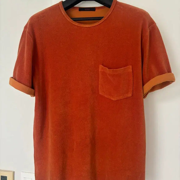 [BUNJANG] THE GIGI Orange Pocket Short Sleeve T-Shirt / THE GIGI 더 지지 오렌지 포켓 반팔티