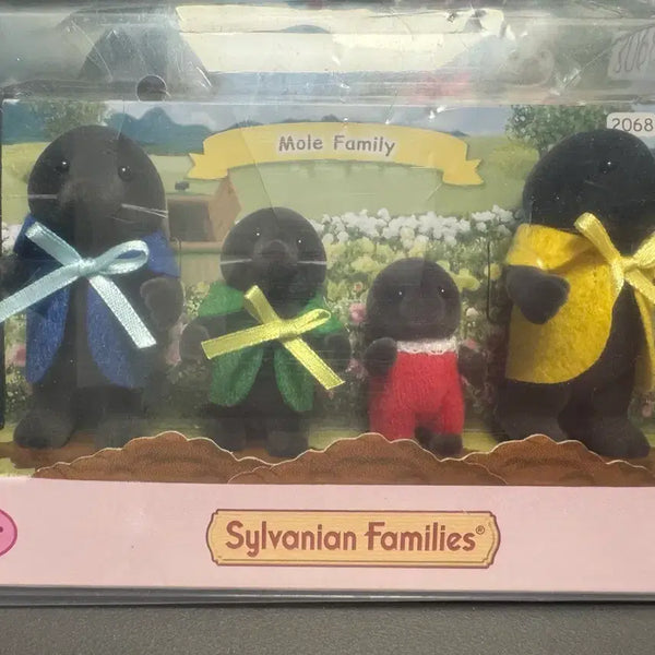 [BUNJANG] Sylvanian Families Mole Family Set / 실바니안 패밀리 두더지 가족 세트
