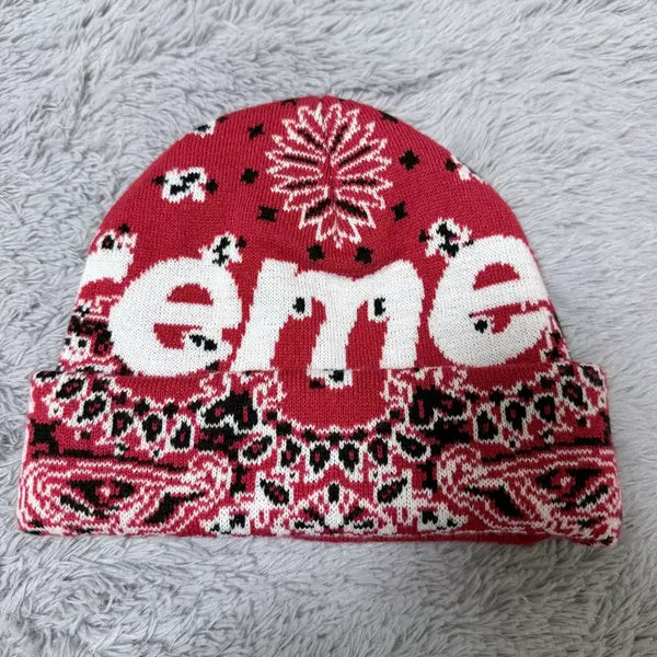 [BUNJANG] Supreme Bandana Beanie / 슈프림 반다나 비니