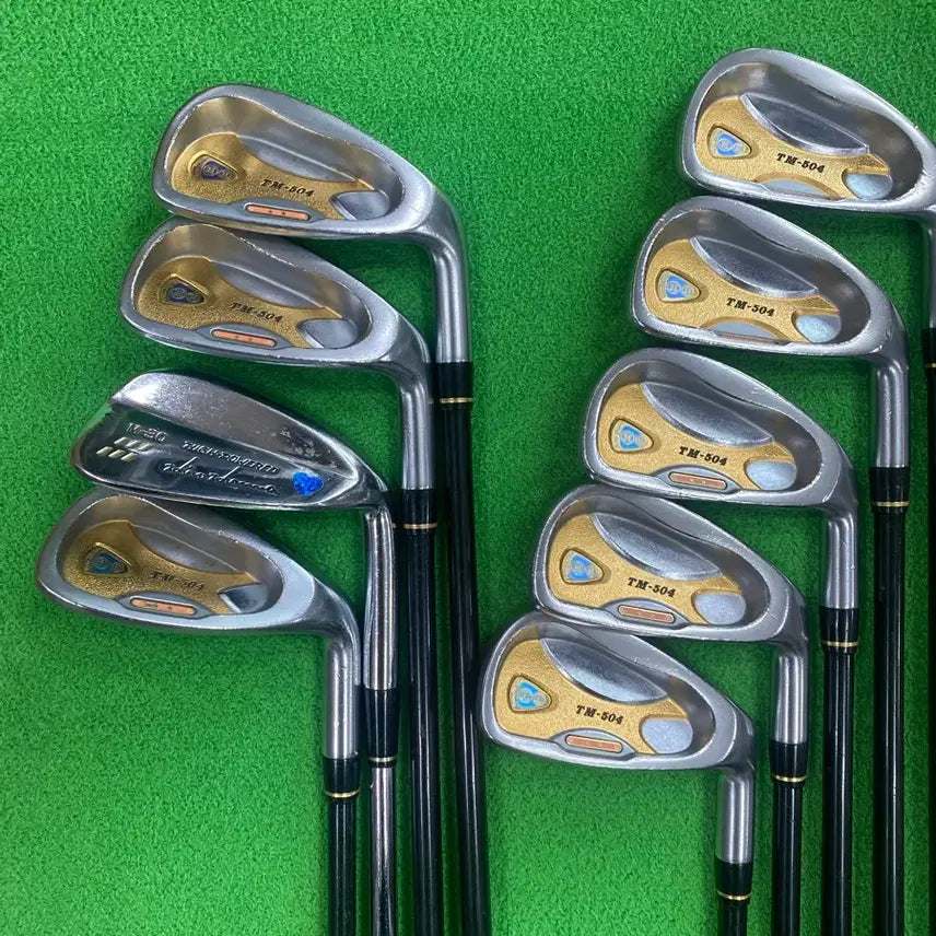[BUNJANG] Honma Twin Marks TM-504 2-Star Men's Iron Set (R-Flex, 9 Clubs) / 혼마 TM-504 남성용 2스타 아이언 세트