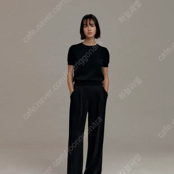 [BUNJANG] Shop M Maria Trousers Black / 샵엠 마리아 트라우저
