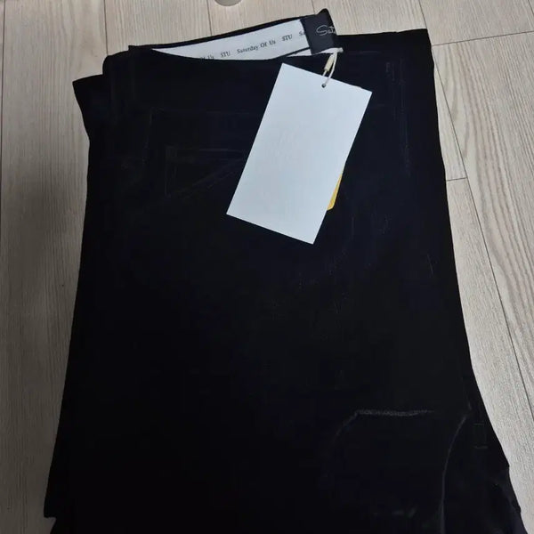 [BUNJANG] STU Velvet Denim Pants - Size S / stu 벨벳 데님팬츠 s