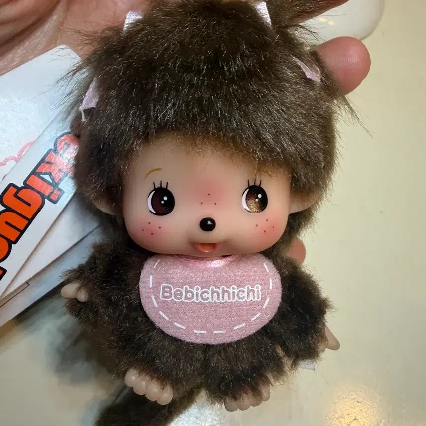 [BUNJANG] Monchhichi European Babychichi Big Head Keyring / 몬치치 유럽판 베비치치 빅헤드 남여 키링 새제품