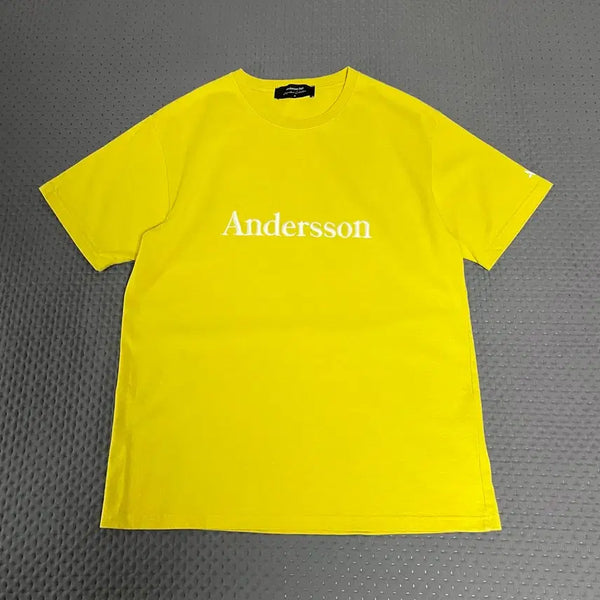 [BUNJANG] Andersson Bell Short Sleeve T-Shirt Yellow Green M / 앤더슨벨 반팔 옐로우그린 M
