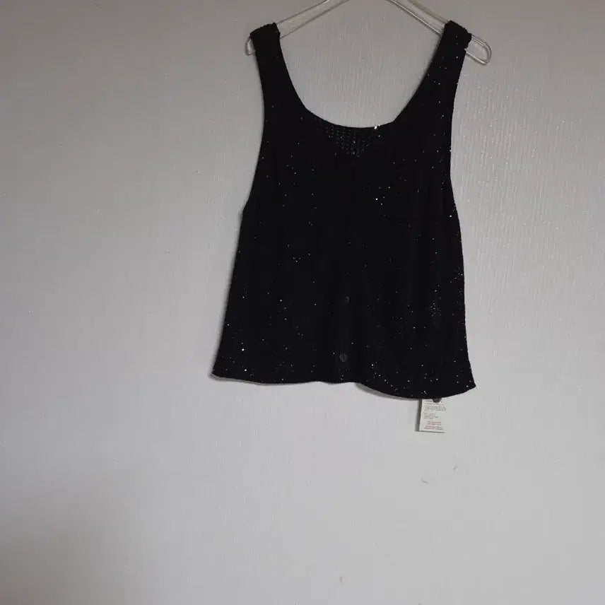 [BUNJANG] Cacharel 2025 Sequin Knit Vest / 까사렐2025스팽클 니트베스트66새상품