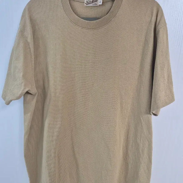 [BUNJANG] Bronson Plain Half-Sleeve T-Shirt Set (Olive & Brown) / 브론슨 무지 반팔티 XL 2장 올리브&브라운