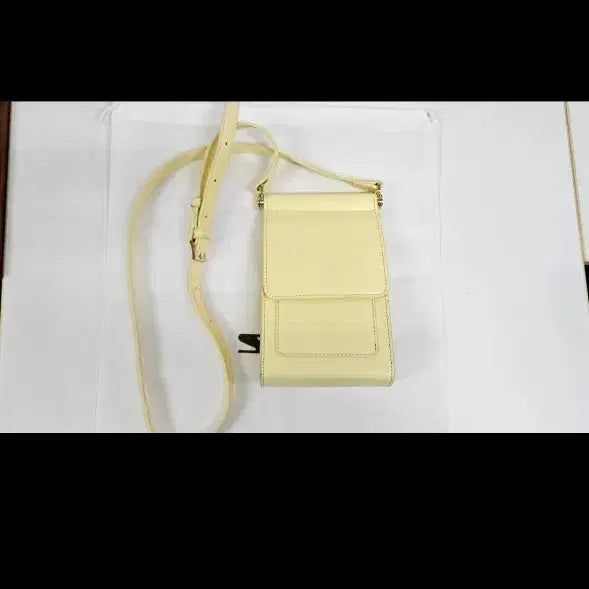 [BUNJANG] SQUARE Line Bill Mini Crossbody Bag - Yellow / (마지막가격)SQUARE 스퀘어라인 빌 미니 -크로스백 옐로우
