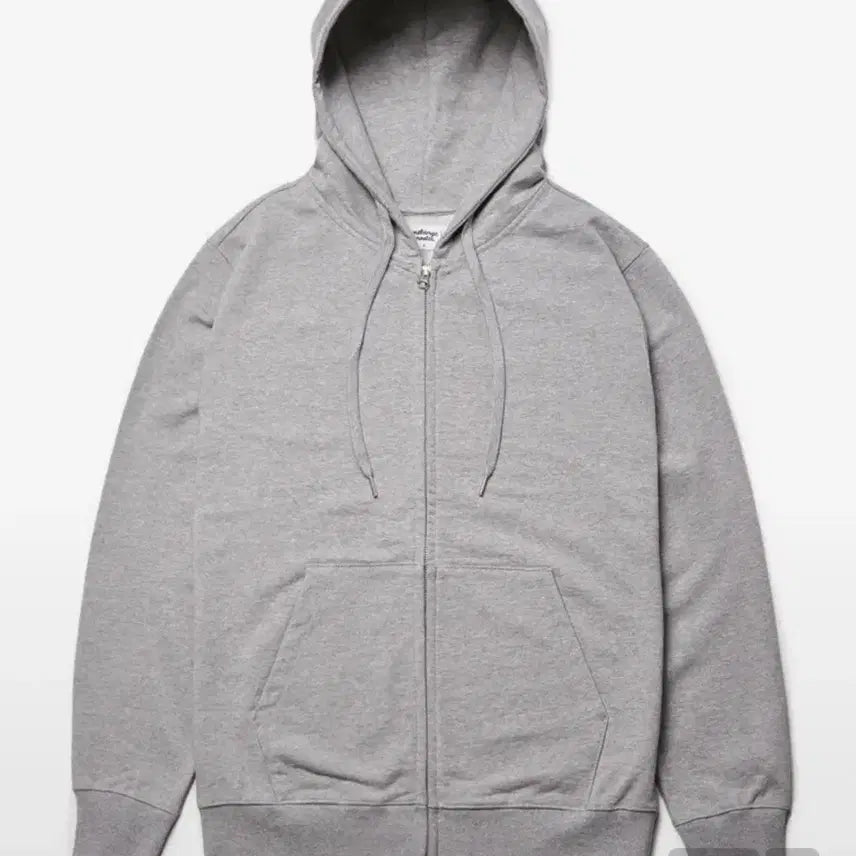 [BUNJANG] Melange Master Standard Hooded Sweat Zip-Up Melange Gray / 멜란지마스터 스탠다드 후드 스웨트 집업 - 멜란지 그레이