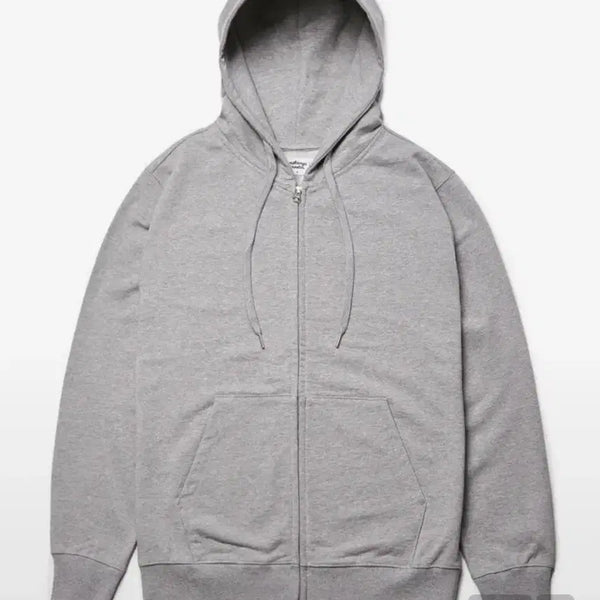 [BUNJANG] Melange Master Standard Hooded Sweat Zip-Up Melange Gray / 멜란지마스터 스탠다드 후드 스웨트 집업 - 멜란지 그레이