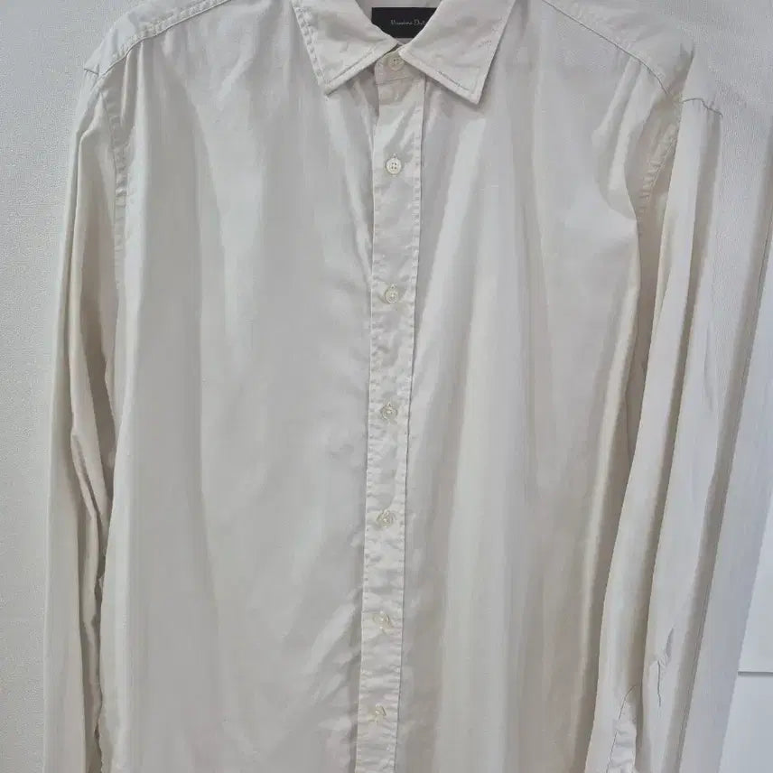 [BUNJANG] Massimo Dutti Cotton Shirt Ivory L / 마시모두띠 코튼 셔츠 아이보리 L 사이즈