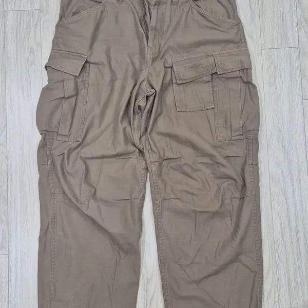 [BUNJANG] Espionage Oversized Cargo Pants Beige L / 에스피오나지 오버핏 카고팬츠 L사이즈 베이지