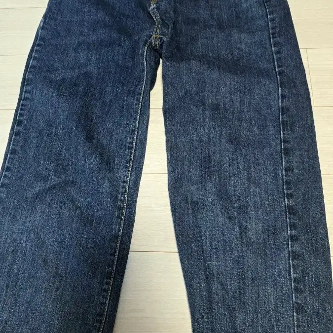 [BUNJANG] Indigo Denim Cropped Pants / 인디고 데님 크롭 팬츠 여름청바지