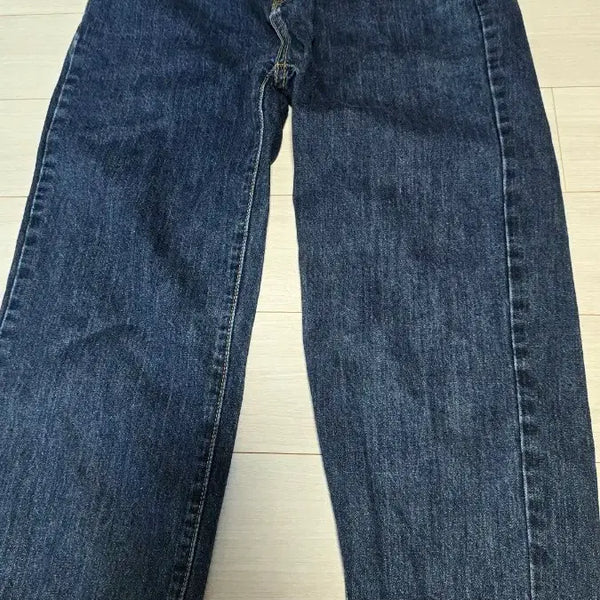 [BUNJANG] Indigo Denim Cropped Pants / 인디고 데님 크롭 팬츠 여름청바지