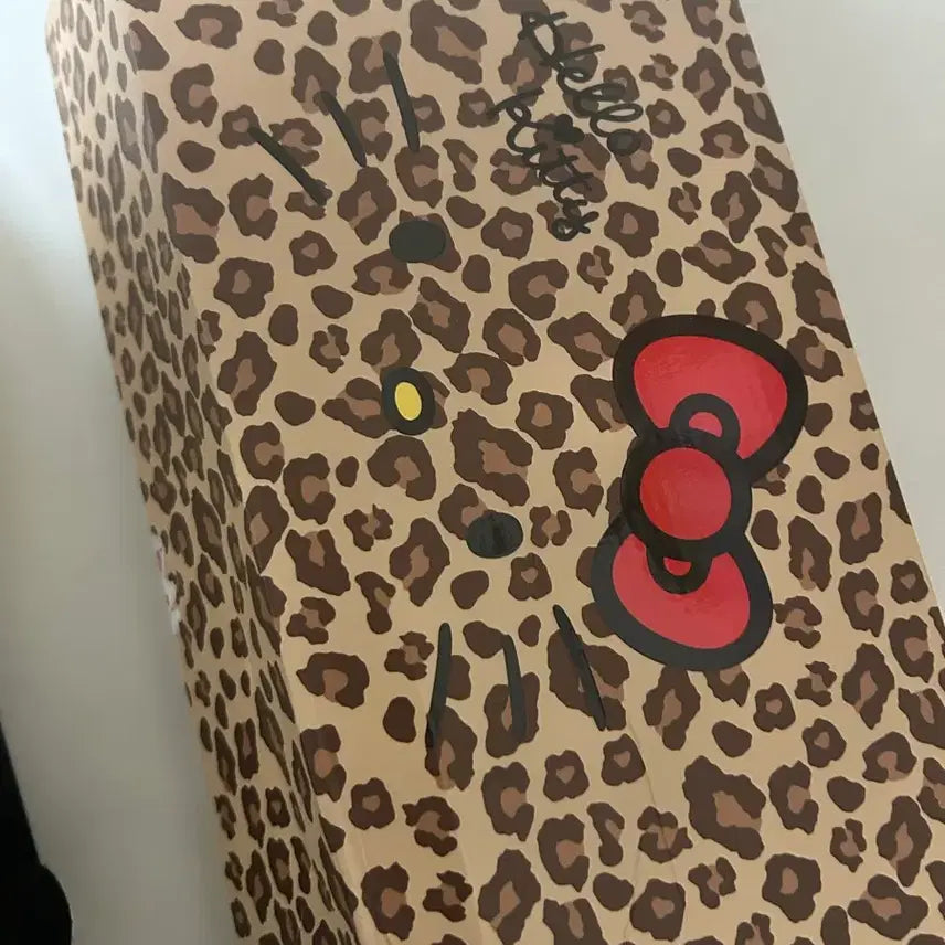 [BUNJANG] Hello Kitty Leopard Print Umbrella / 헬로키티 호피무늬 우산 판매합니다!!