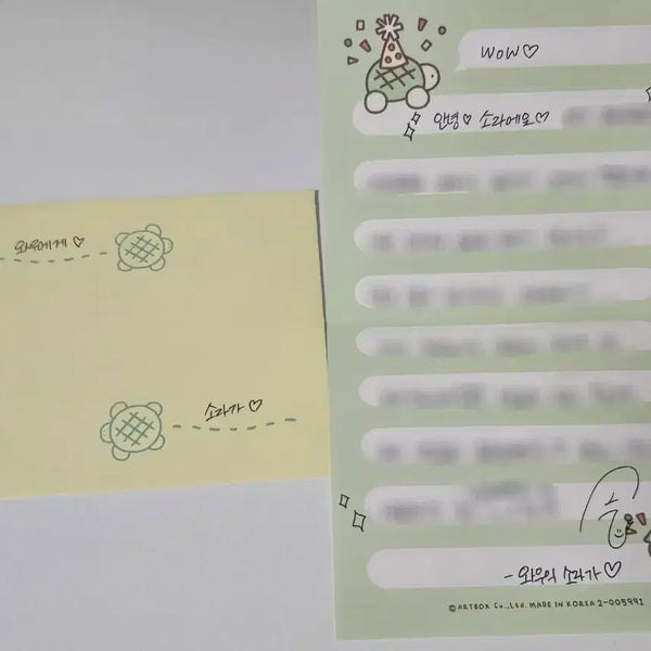 [BUNJANG] Woo!Ah! Sora Autographed Letter / !!급전!!우아 소라 친필 편지 wooah sora