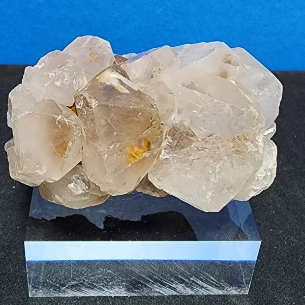 [BUNJANG] Brazil Natural White Quartz Crystal Cluster Raw Stone with Stand / 브라질 천연 백수정 클러스터 원시 원석+받침대