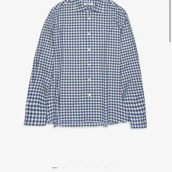 [BUNJANG] Miguel Cashmere Gingham Check Shirt / [m] 미구엘 캐시미어 깅엄 체크 셔츠