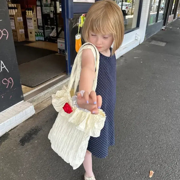 [BUNJANG] Simon Frill Bag (Cream) / Simon Frill Bag (Cream)
