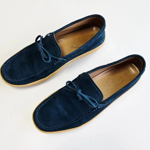 [BUNJANG] Tod's Suede Loafers Navy Size 8 (265-270mm) / (정품)토즈 스웨이드 로퍼 네이비 8사이즈(265~270mm)