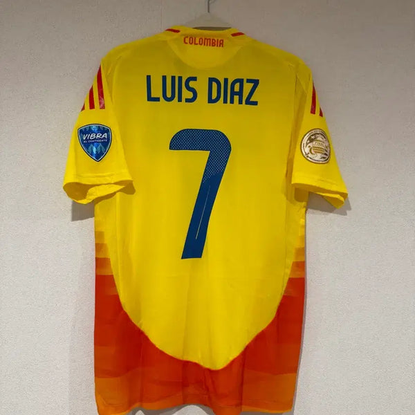 [BUNJANG] Colombia National Football Team 2024 Copa America Authentic Luis Díaz Jersey / 2024 콜롬비아 어센틱 #7 루이스 디아스 새제품