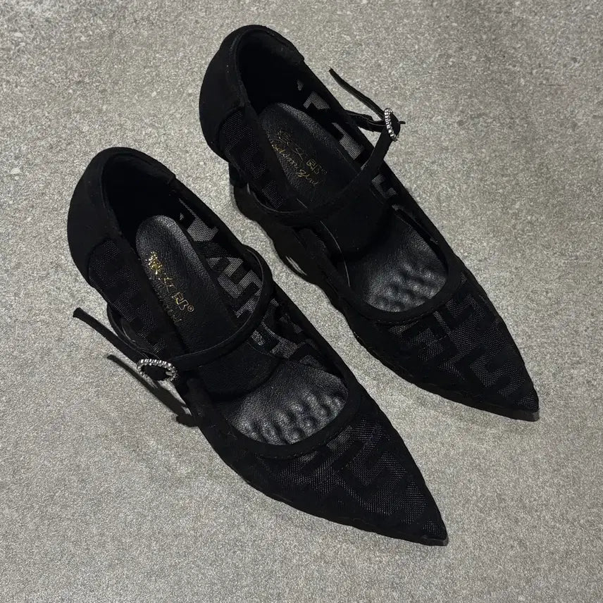 [BUNJANG] 6cm See-through Mary Jane Heels (Size 210) / 6cm 시스루 메리제인 힐 210