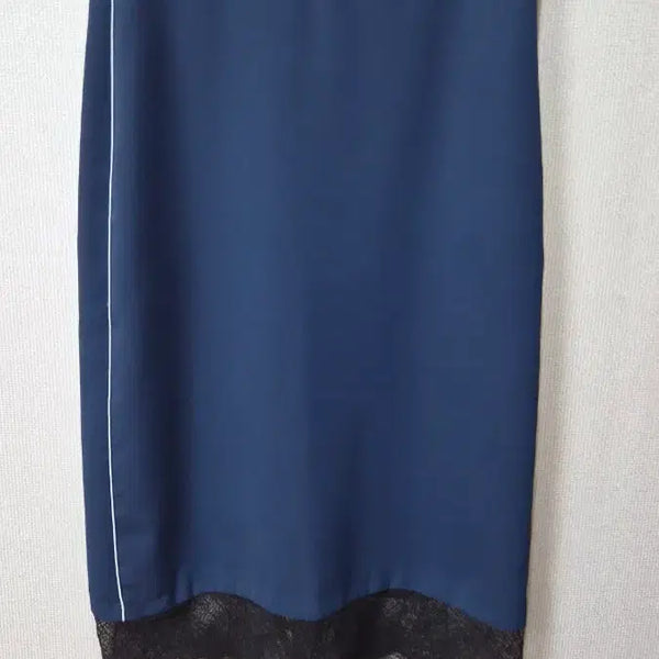 [BUNJANG] Sisley Navy Lace Midi Skirt / A-162 시슬리 네이비 레이스 스커트