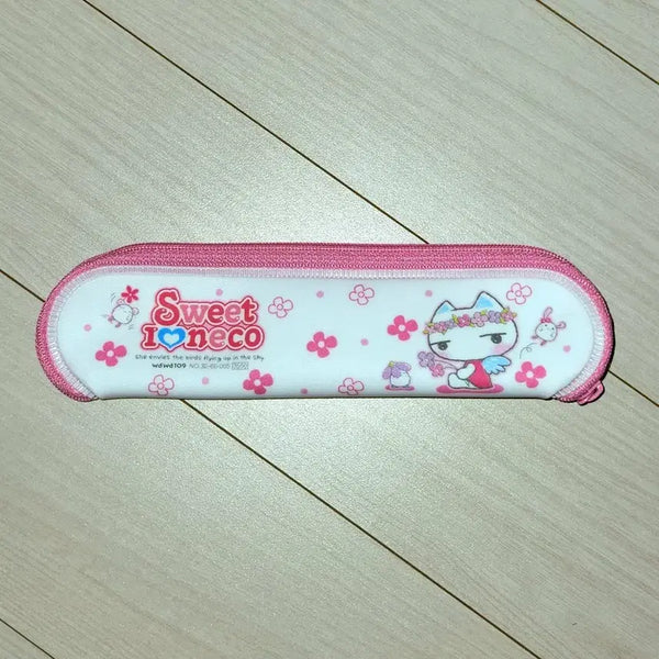 [BUNJANG] Vintage Aineko WaWa109 Pencil Case / Cutlery Box / [미사용] 고전 아이네코 아이네꼬 와와109 필통 / 수저 보관함