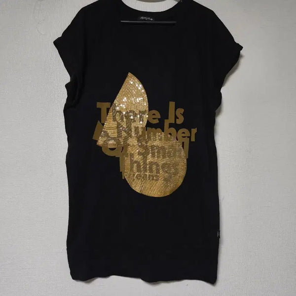 [BUNJANG] Tyears Lady Sequin Loose Fit Short Sleeve T-Shirt / 빈티지!Tyeard Lady브랜드  스팽글 루즈핏반팔 티셔츠