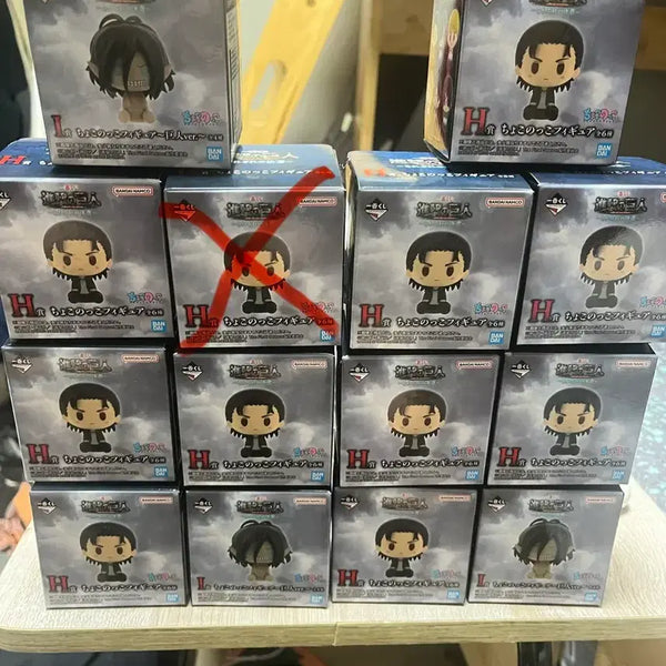 [BUNJANG] Attack on Titan Chokonokko Figure Set H & I (Bundle) / 진격의 거인 초코노코피규어 H,I상 일괄판매