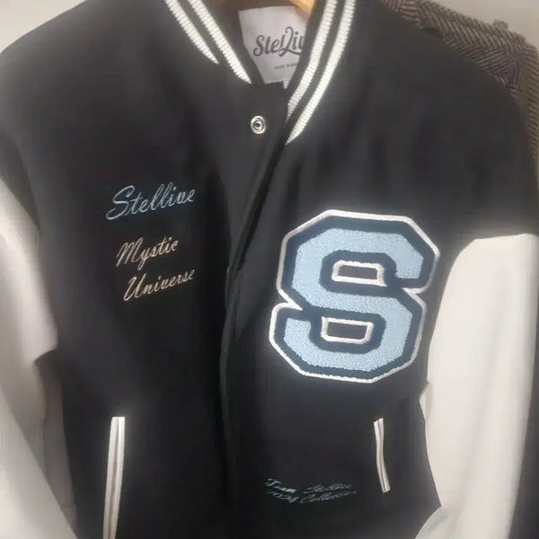 [BUNJANG] Stellive Varsity Jacket / 스텔라이브 바시티 자켓