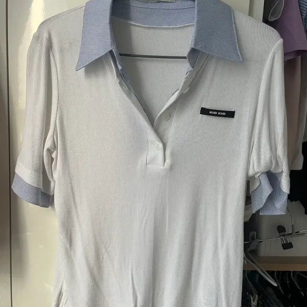 [BUNJANG] Kenneth Lady Collar Blouse / 케네스레이디 택포 카라 블라우스 55 한번도안입음