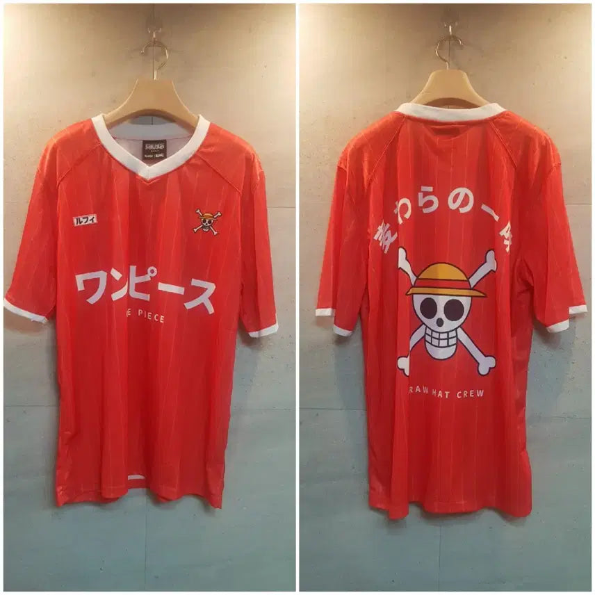 [BUNJANG] One Piece Luffy Graphic T-Shirt / 원피스. 루피 반팔 티셔츠.