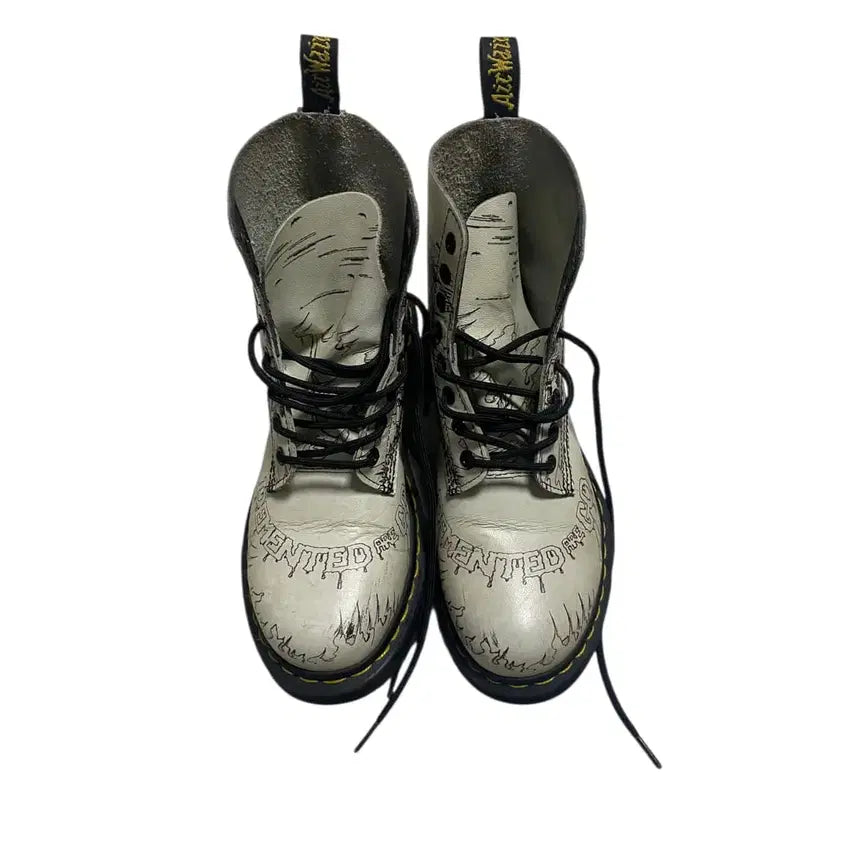 [BUNJANG] Dr. Martens x Demented Algo 1460 8-Hole Boots (240mm) / 닥터마틴 x 디멘티드알고 1460 8홀 부츠 240mm