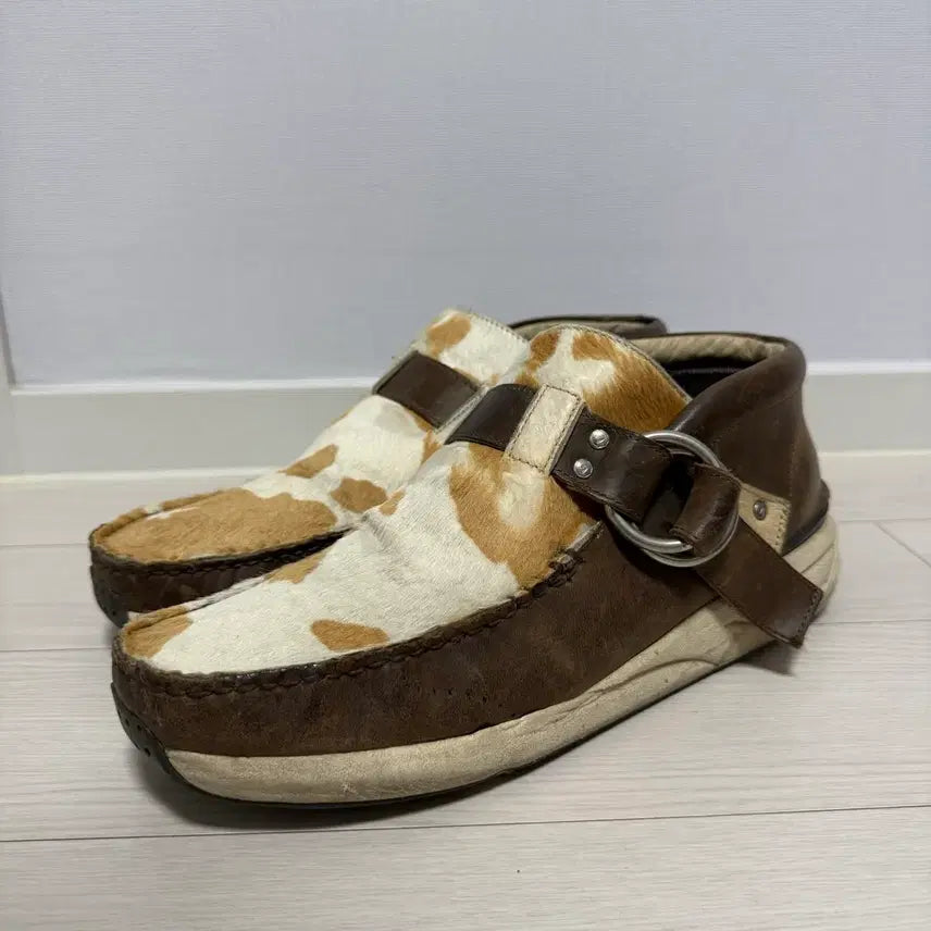 [BUNJANG] Visvim Skynyrd Ring Moccasin Suede Calfskin Leather Shoes / 비즈빔 모카신 us10 (280)