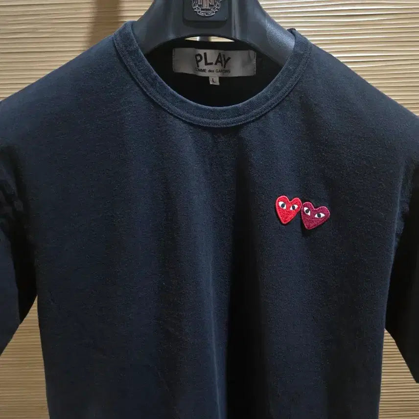 [BUNJANG] Comme des Garçons Double Wappen T-Shirt L / 꼼데가르송 더블와펜 반팔티 L(95~97)