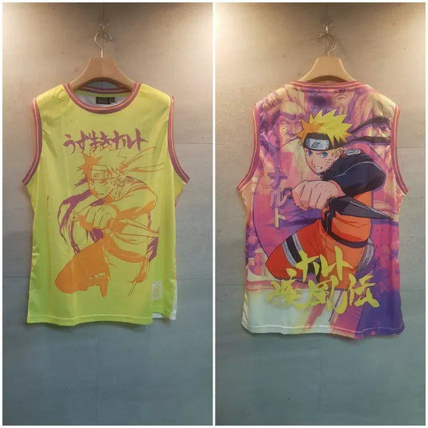 [BUNJANG] Naruto Uzumaki Sleeveless T-Shirt (Official Authentic) / 나루토! 정품. 우즈마키 민소매 티셔츠.