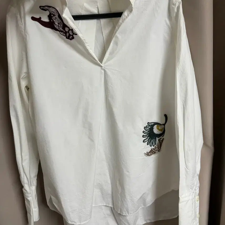 [BUNJANG] Embroidered Shirt / 자수셔츠 55-88