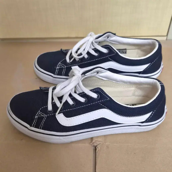 [BUNJANG] Vans Old Skool Navy Sneakers / 반스 올드스쿨 네이비 235
