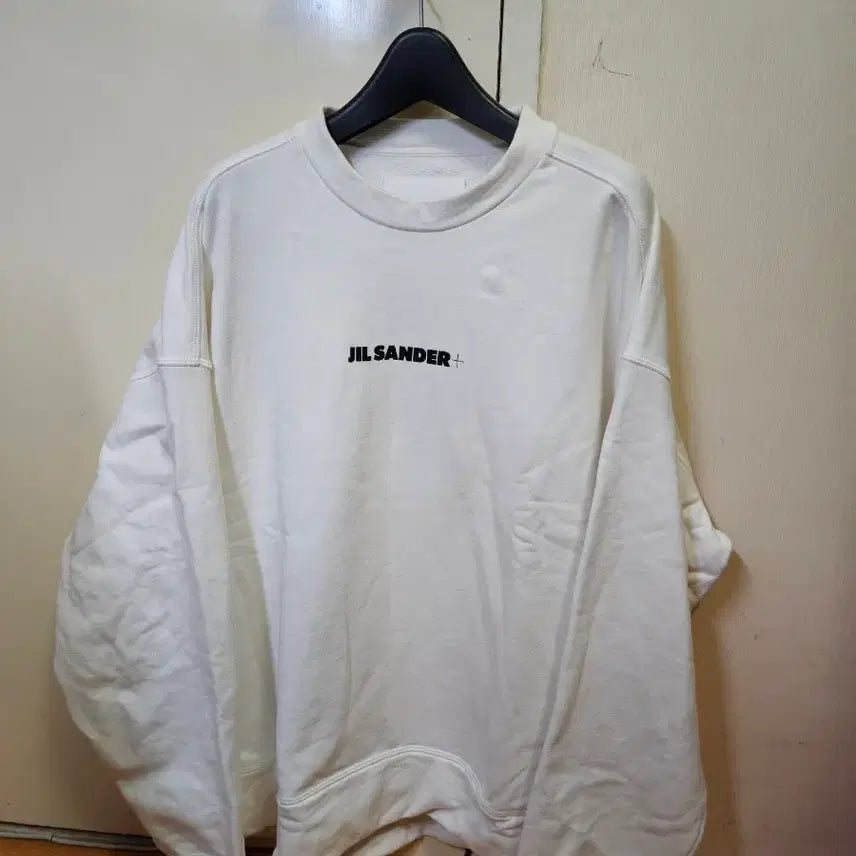 [BUNJANG] Jil Sander Sweatshirt Natural / L ~ XL) 질 샌더 JIL SANDER 스웨트 셔츠 내추럴 맨투맨 M